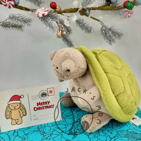Jellycat Timmy Turtle Stuffed Animal: 11" Ultra-Soft Plush, Perfect Kids' Gift! - Picture 4 of 4